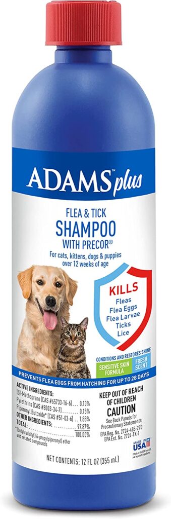 Adams Plus Dog Flea  Tick Shampoo 