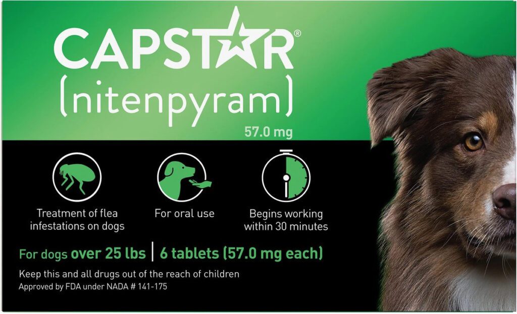 Capstar for Dogs Flea  Tick Treatment