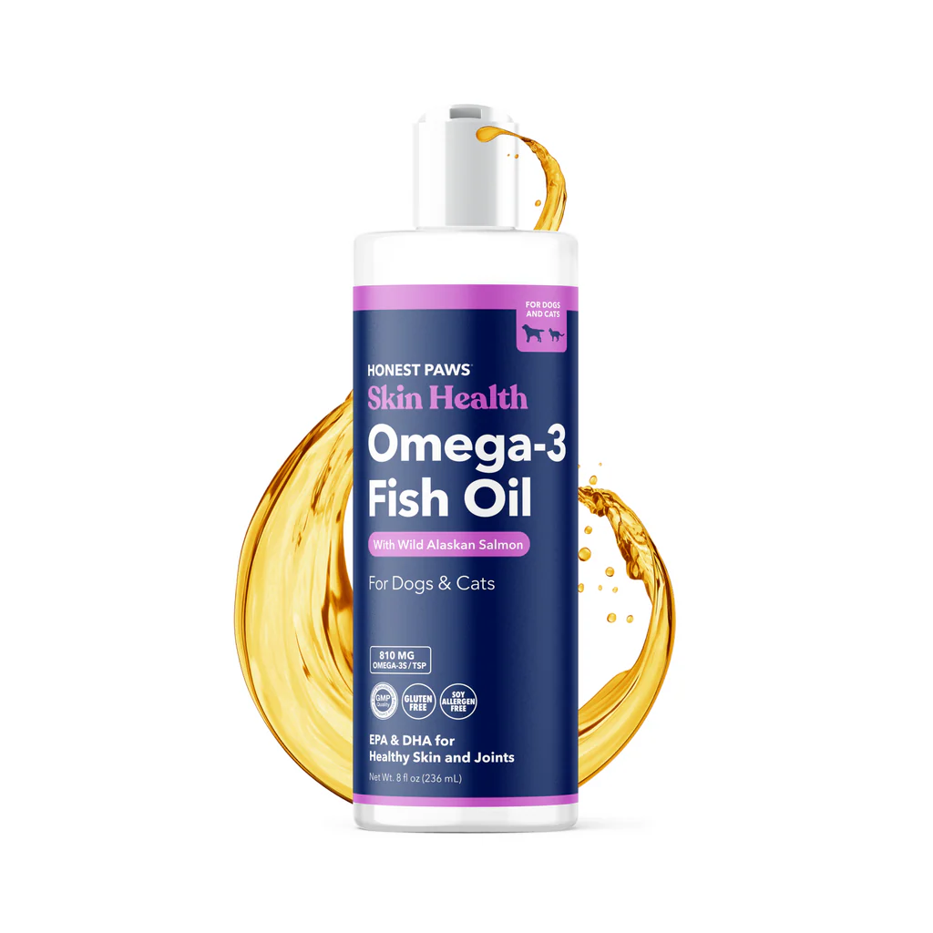 Honest Paws Omega 3 Fish Oil Pump Bottle Product