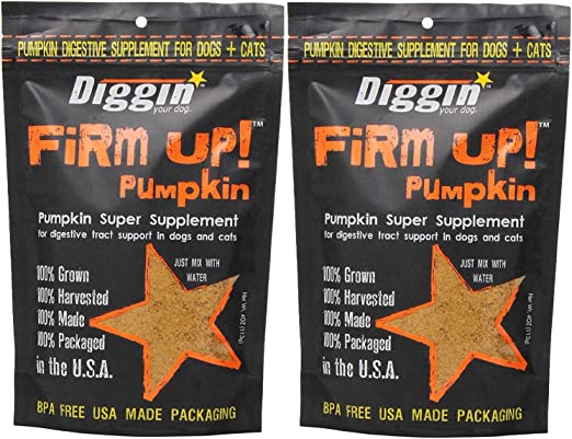 Diggin' Your Dog Firm UP! Pumpkin Super Supplement for Dogs