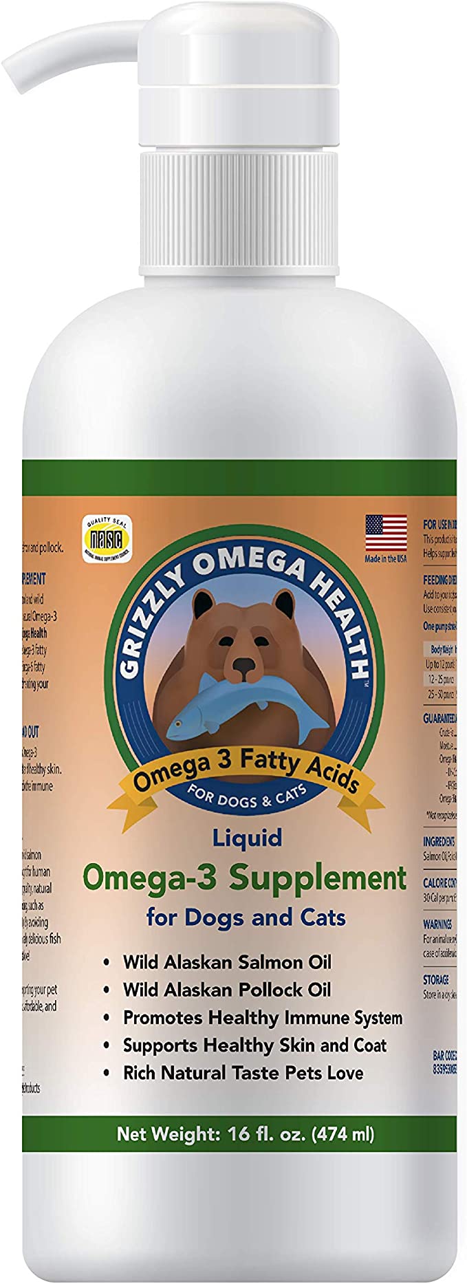 Total Vet Grizzly Omega Health for Dogs