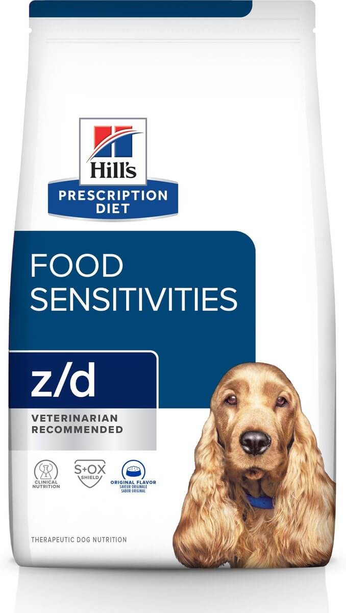 Total Vet Hill's Prescription Diet z d Original Skin Food Sensitivities Dry Dog Food
