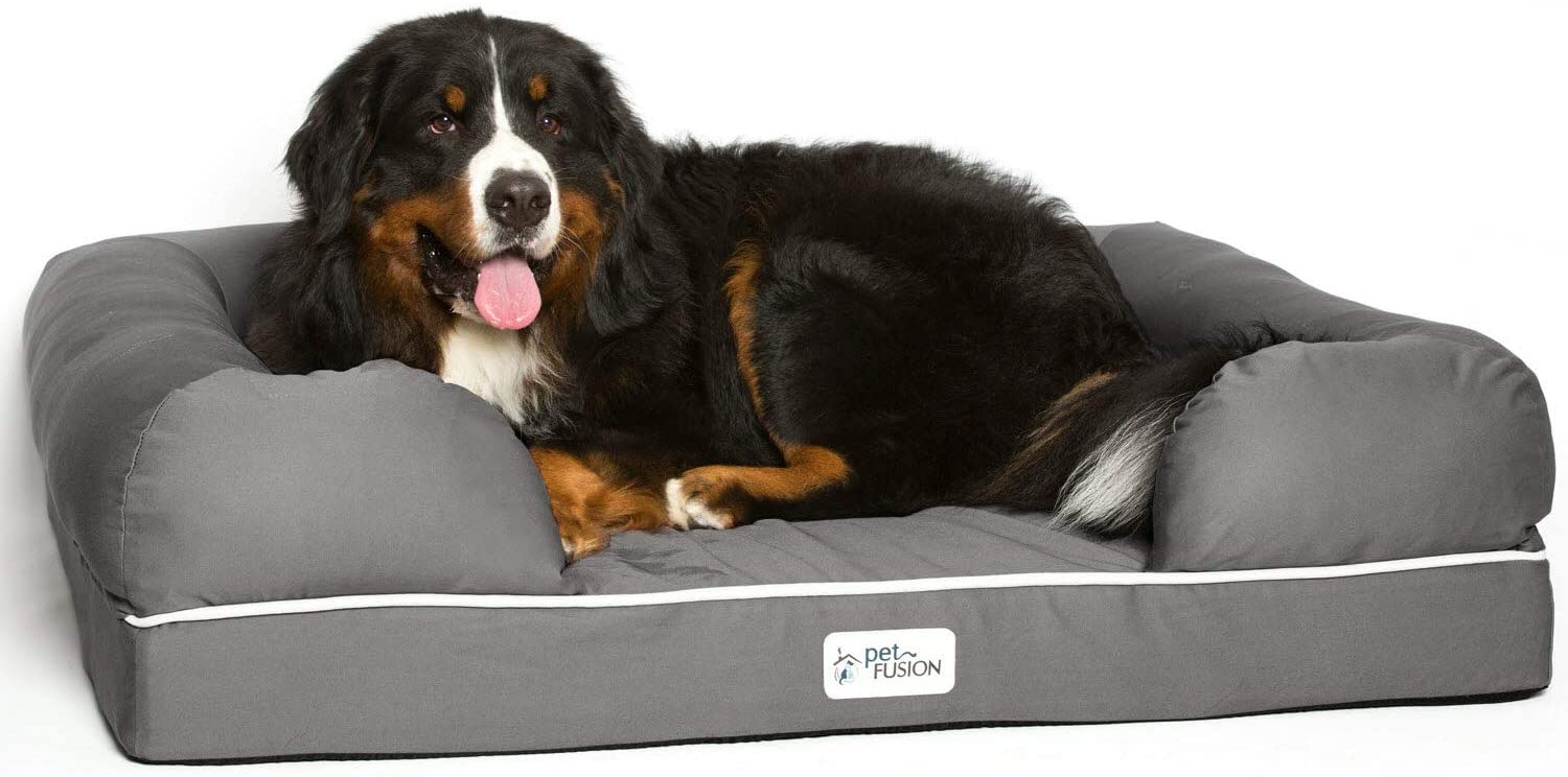 PetFusionUltimateDogBedCertiPURUSOrthopedicMemoryFoam Total Vet PetFusion Orthopedic Dog Bed