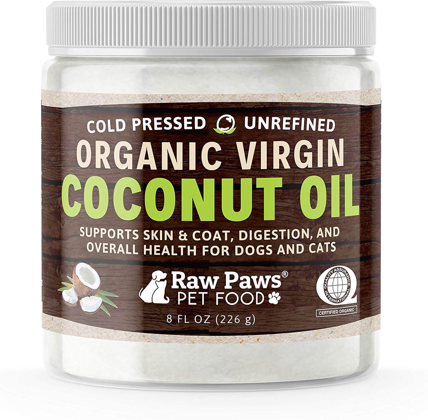 Raw Paws Organic Virgin Coconut Oil for Dogs