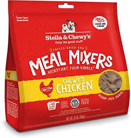 Total Vet Stella Chewy's Freeze-Dried Raw Chewy's Chicken Meal Mixers Dog Food Topper