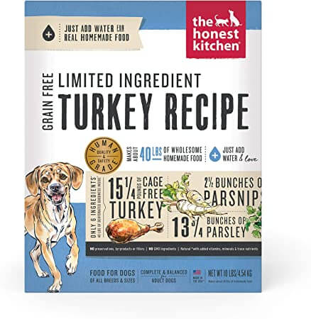 TheHonestKitchenDehydratedLimitedIngredientTurkey Total Vet The Honest Kitchen Dehydrated Limited Ingredient Turkey