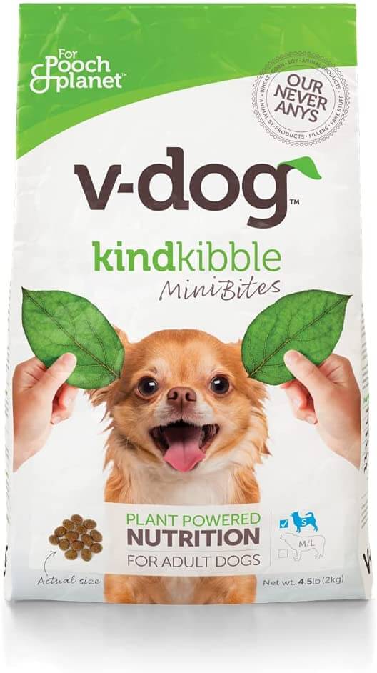 V-dog Vegan Mini Kibble Dry Dog Food for Small Dogs