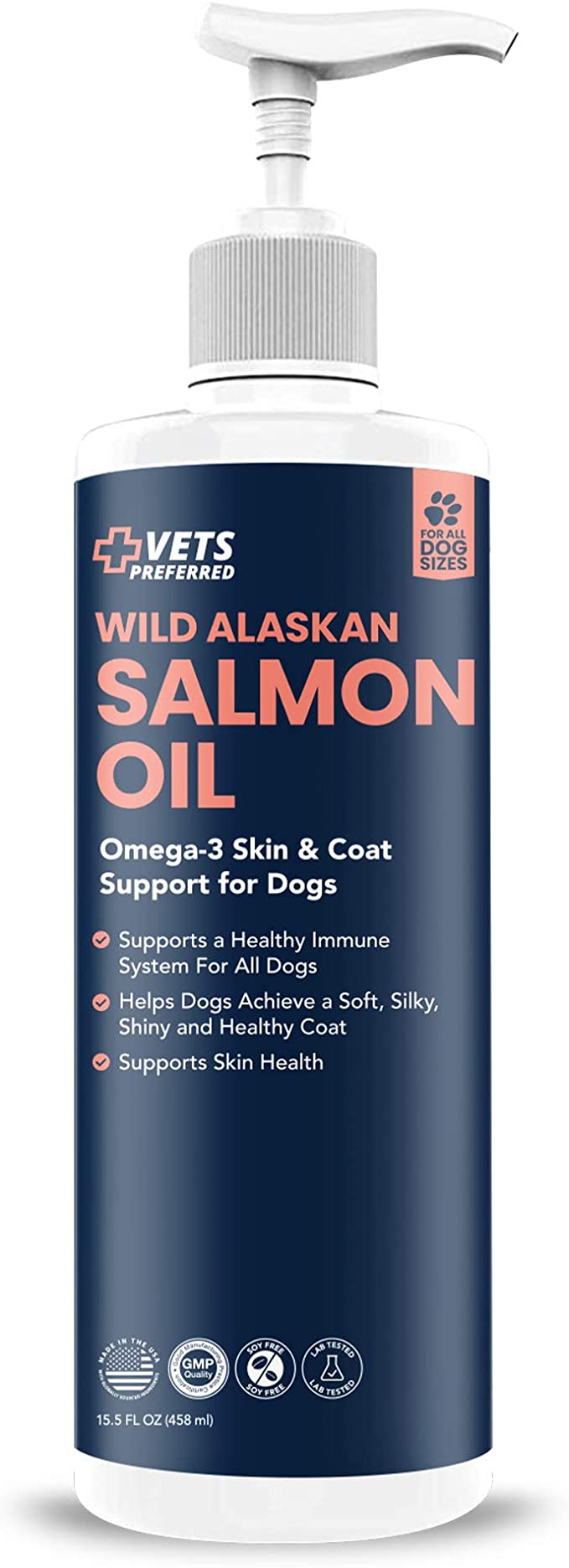 Total Vet Vets Preferred Wild Alaskan Salmon Oil Dogs