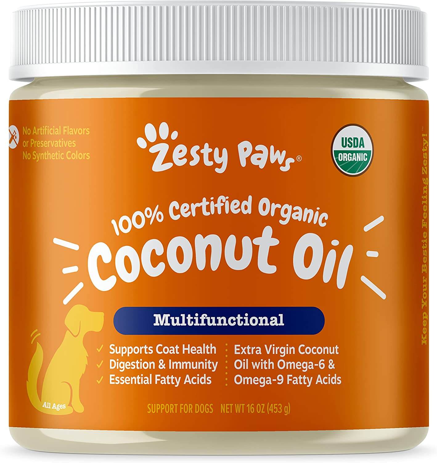 Zesty Paws Coconut Oil for Dogs