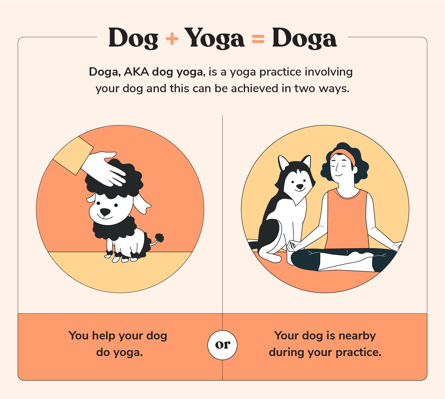 dog yoga