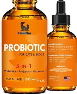 Clear Max Prebiotics Probiotics Enzymes for Cats  Dogs