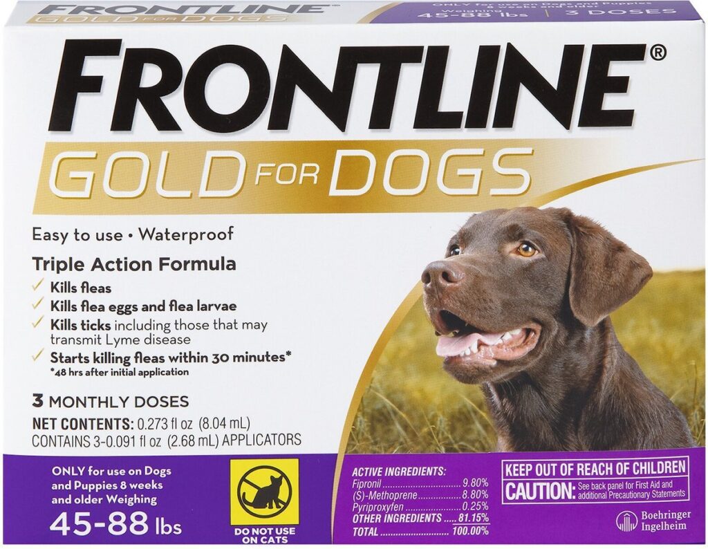 Frontline Gold Topical Flea  Tick for Dogs